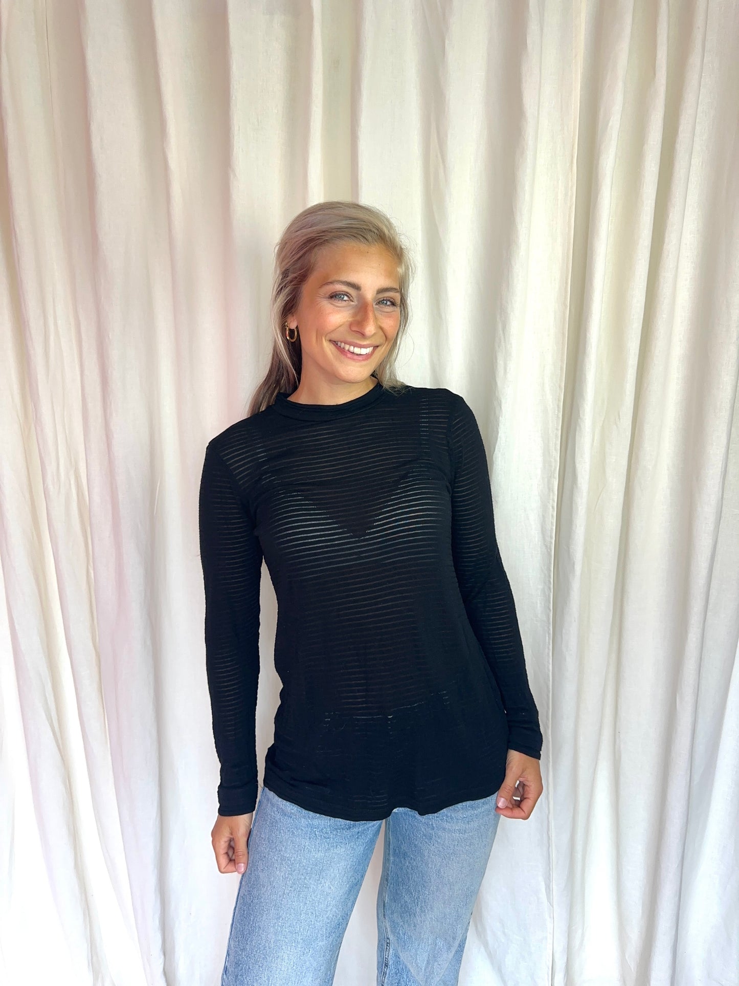 Longsleeve Yaya zwart maat M
