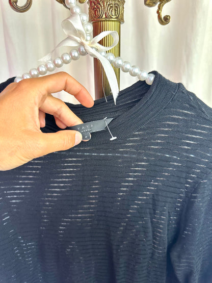 Longsleeve Yaya zwart maat M