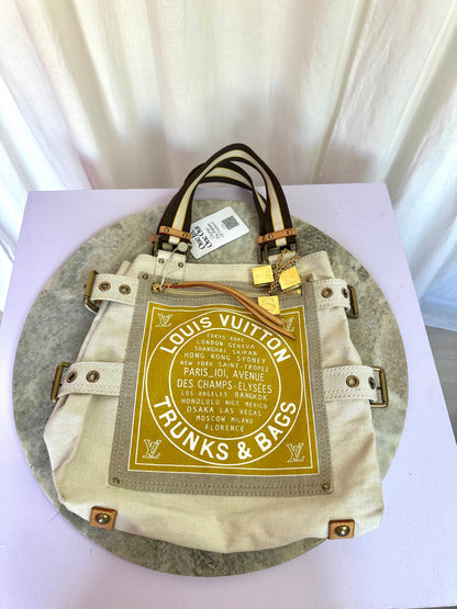 Louis Vuitton Globe shopper bag tote beige