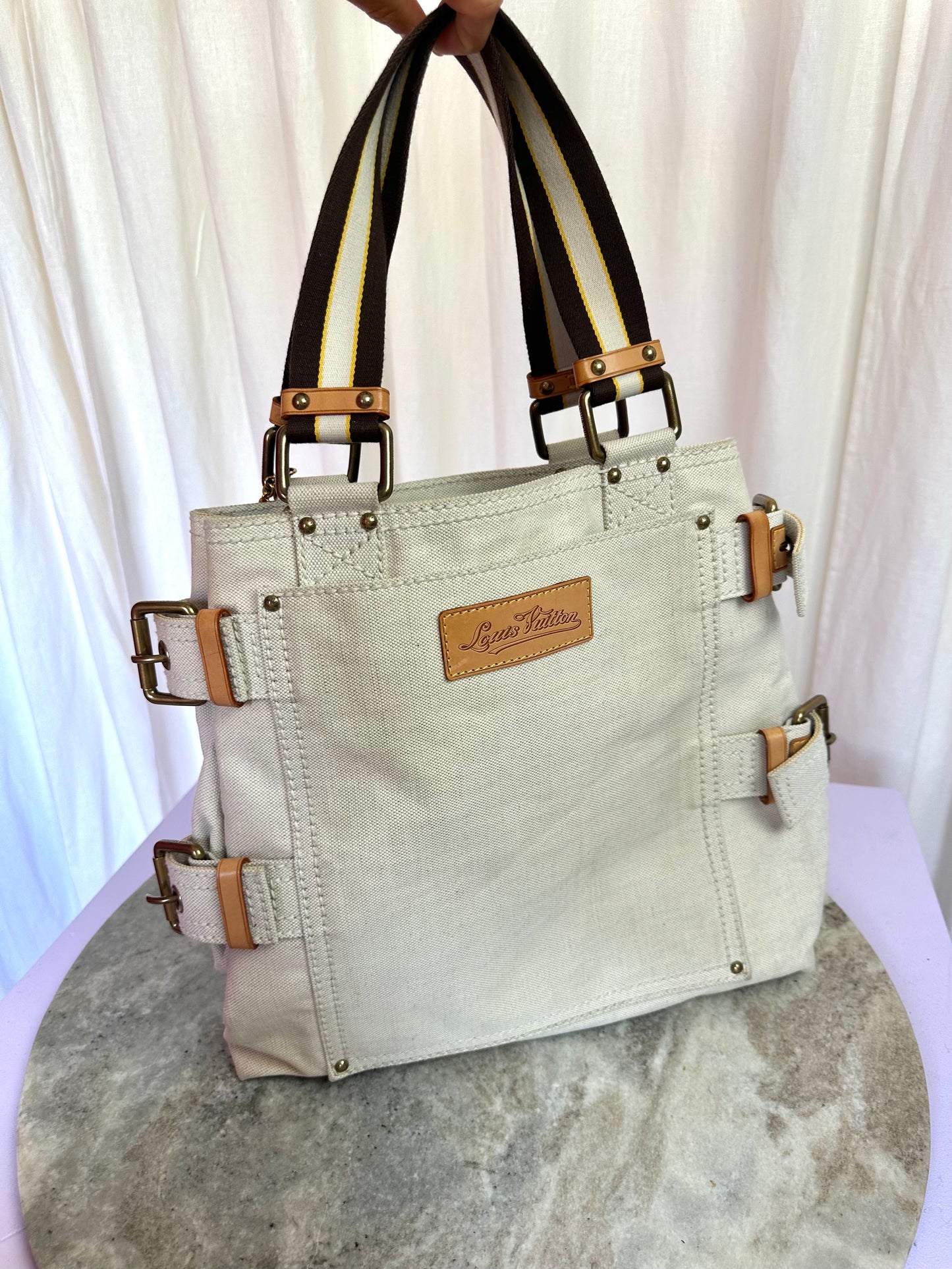 Louis Vuitton Globe shopper bag tote beige