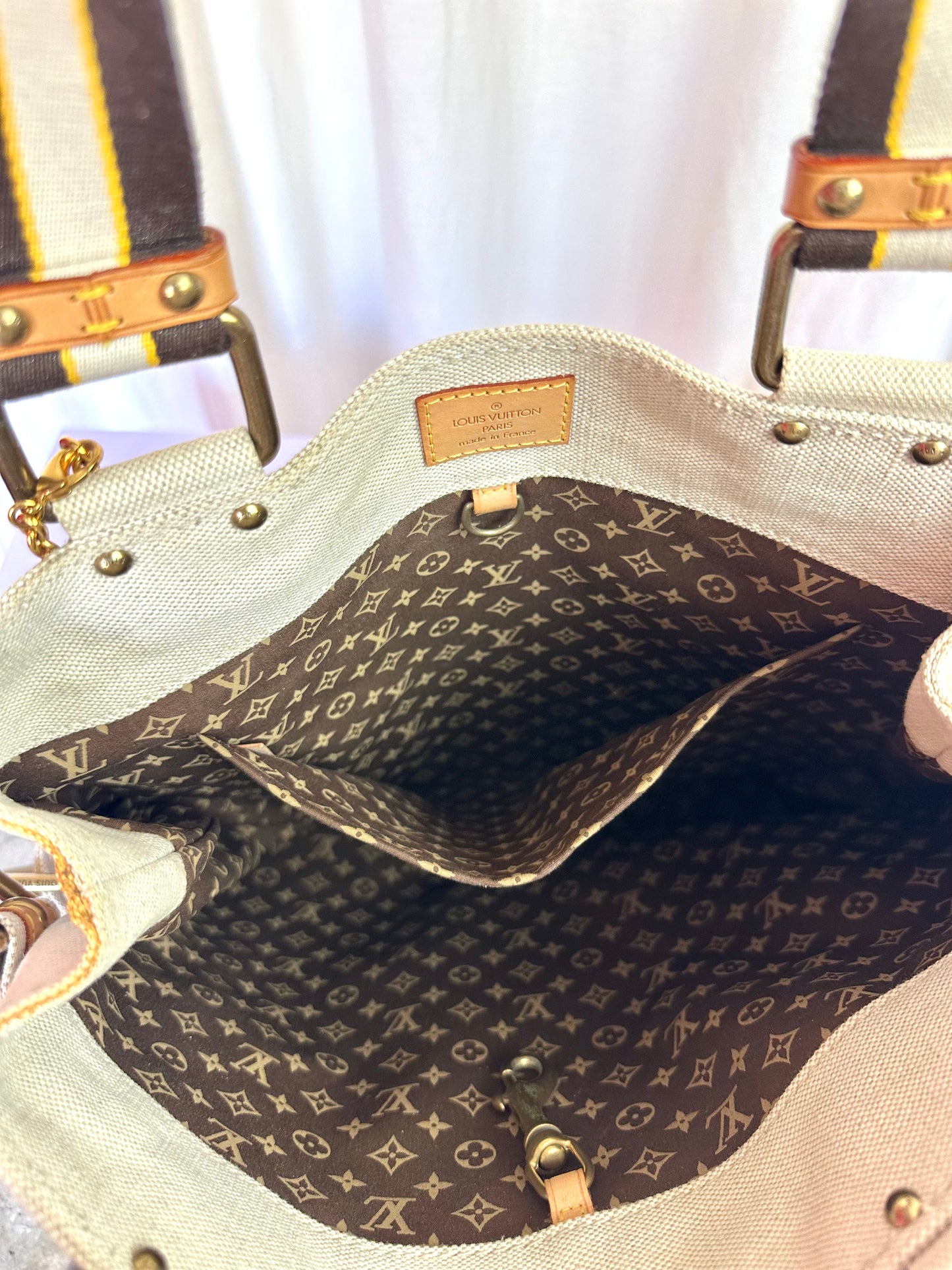 Louis Vuitton Globe shopper bag tote beige