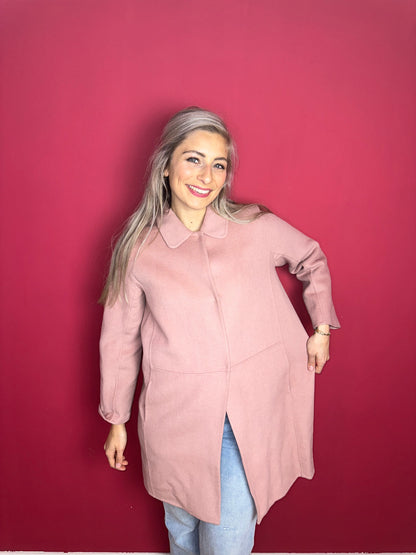 Mantel Dixie oudroze - Maat S