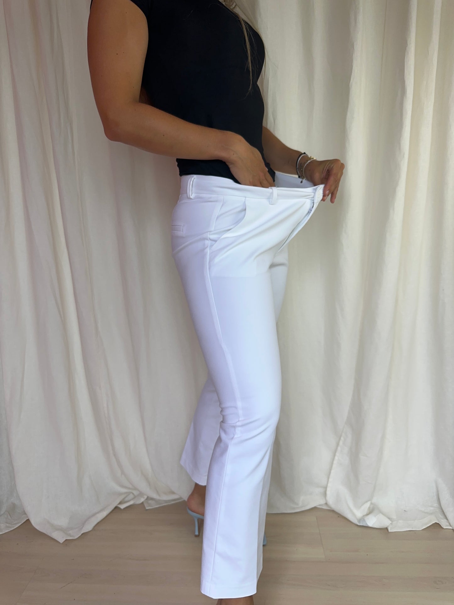 Pantalon Freequent wit maat M