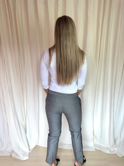 Pantalon Paul Smith grijs sterrenprint rood