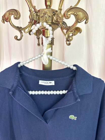 Polo Lacoste donkerblauw maat S