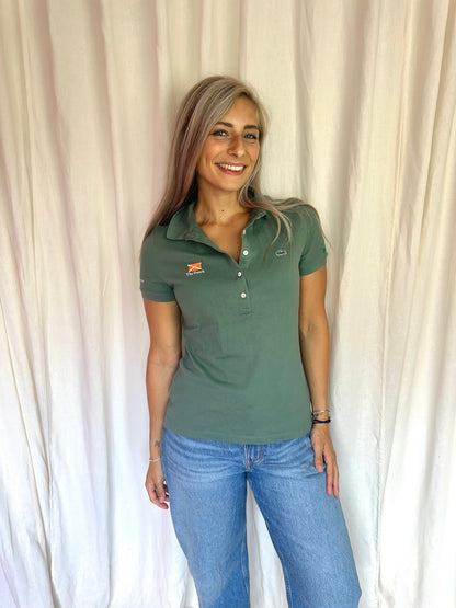 Polo Lacoste groen maat 40