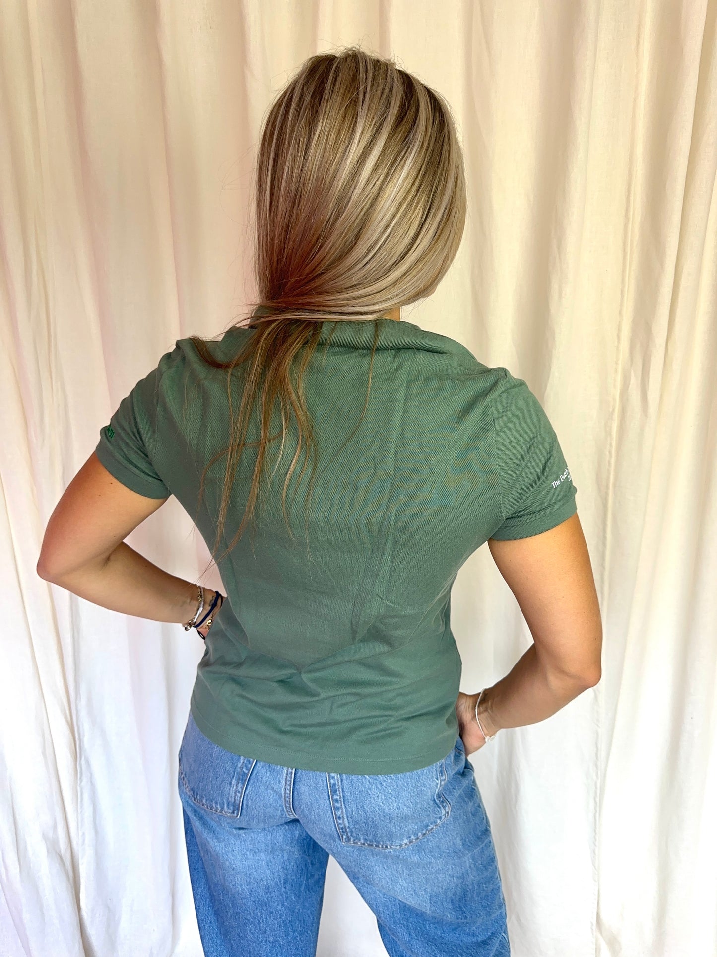 Polo Lacoste groen maat 40