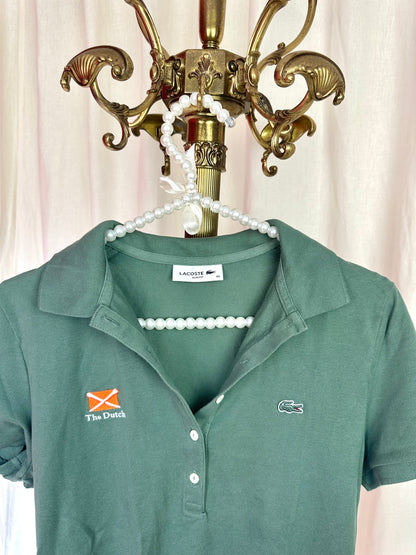 Polo Lacoste groen maat 40