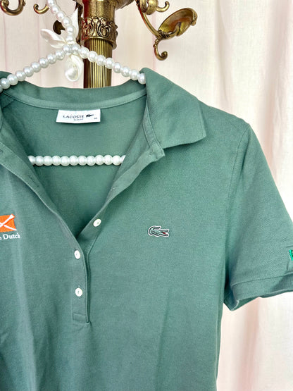 Polo Lacoste groen maat 40