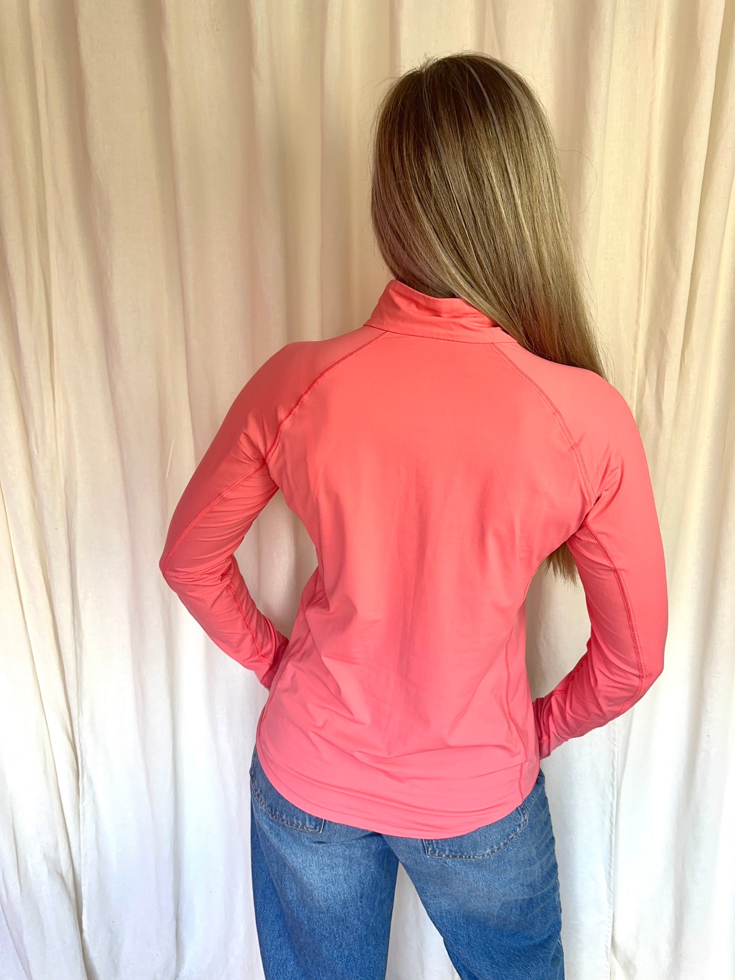 Polo Ralph Lauren longsleeve koraal maat M