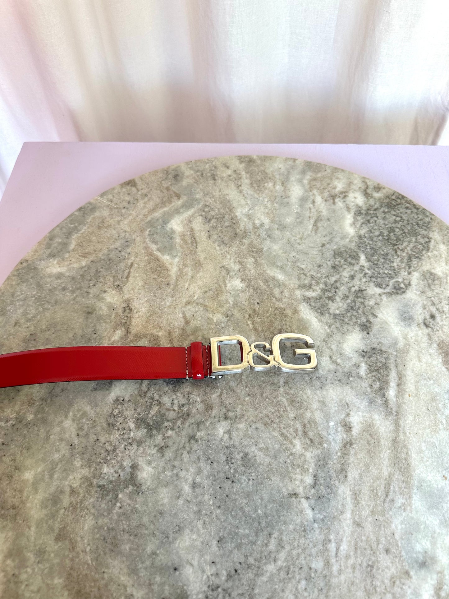Riem D&G lak rood - 95CM
