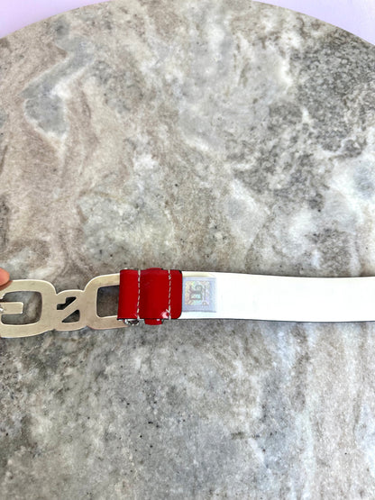 Riem D&G lak rood - 95CM