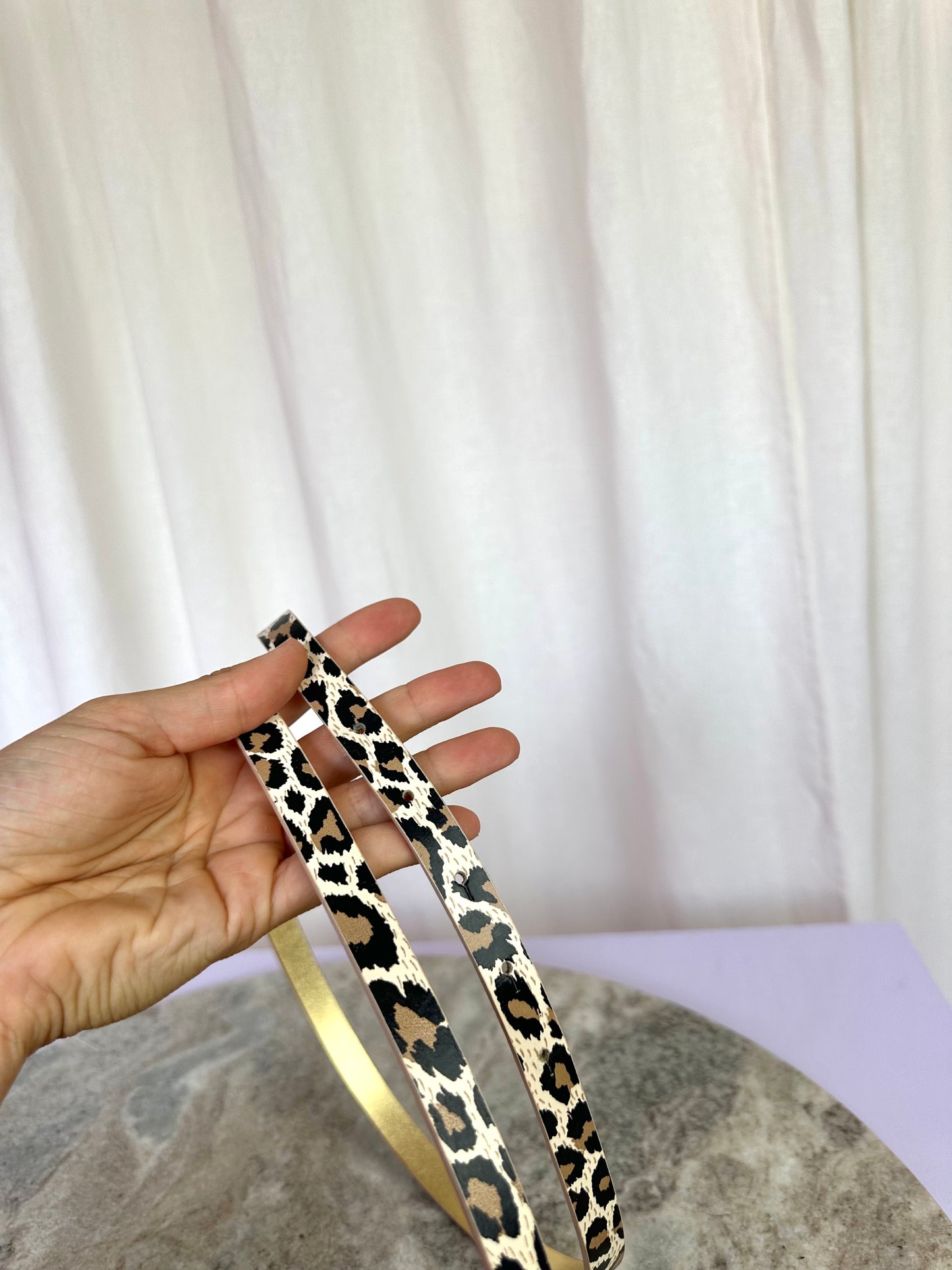 Riem Dolce & Gabbana panterprint - 90 cm