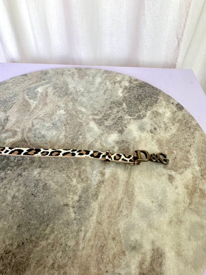 Riem Dolce & Gabbana panterprint - 90 cm