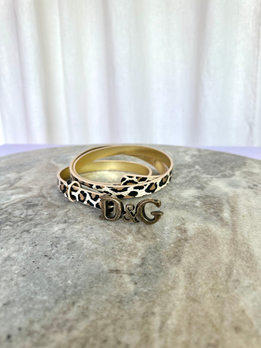 Riem Dolce & Gabbana panterprint - 90 cm