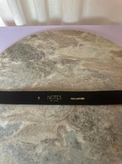 Riem Notes du Nord slang zwart - Maat M