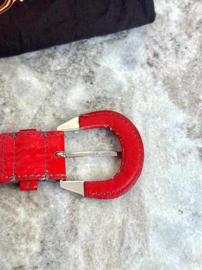 Riem Tod's lakleer rood - 95CM