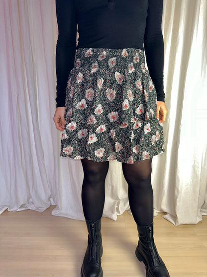 Rok Berenice Jaelle smocks zwart - Maat 40