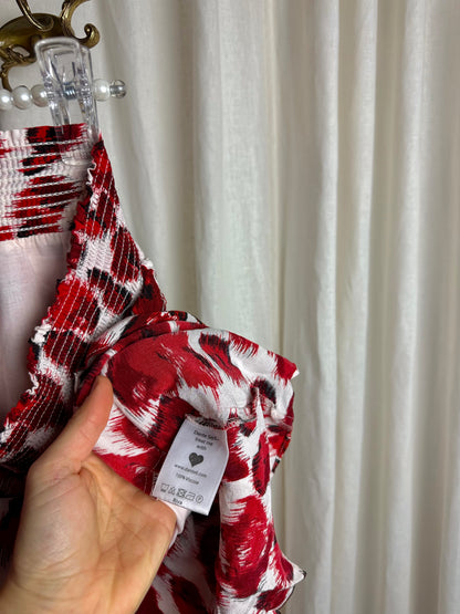 Rok Dante6 print rood - Maat 5