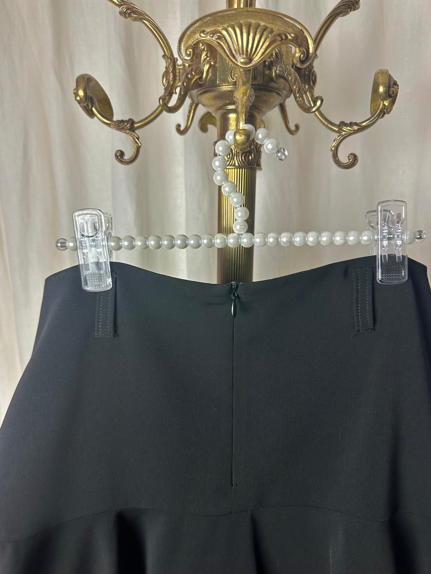 Rok Denny Rose peplum zwart maat 40