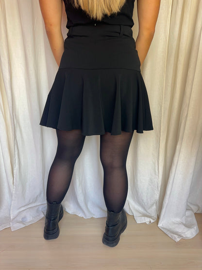 Rok Denny Rose peplum zwart maat 40