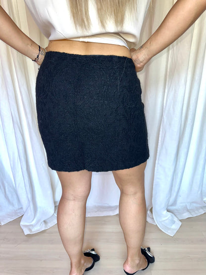 Rok HOSS strass zwart - Maat 40