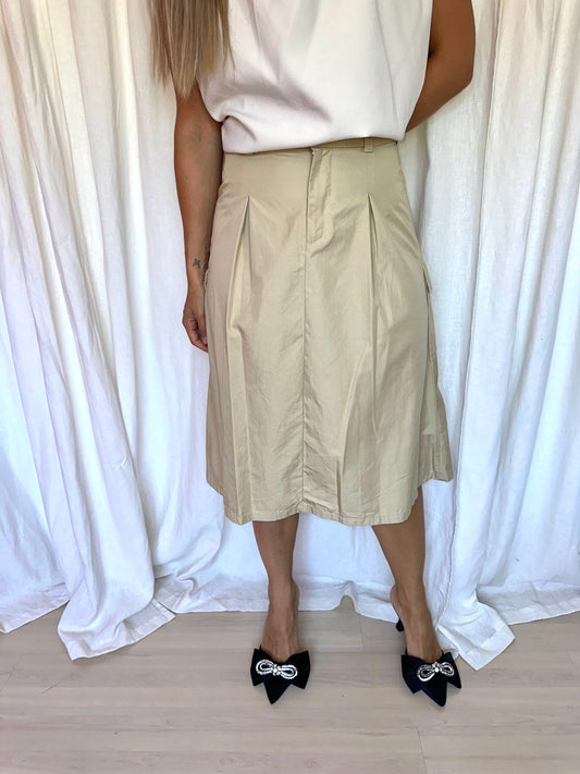 Rok H&M Divided cargo beige maat XS
