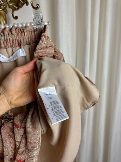 Rok IRO Joucas print beige glitters - Maat 42