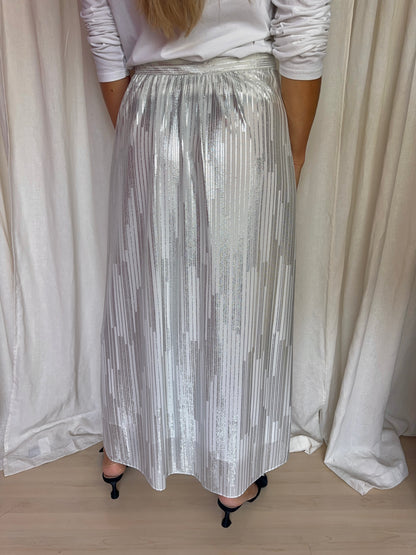 Rok IRO wit/zilver - Maat 42