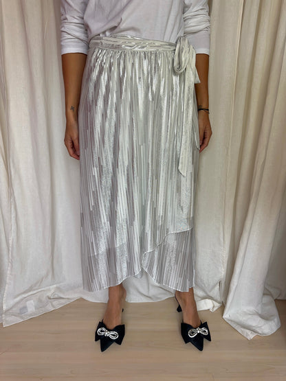 Rok IRO wit/zilver - Maat 42
