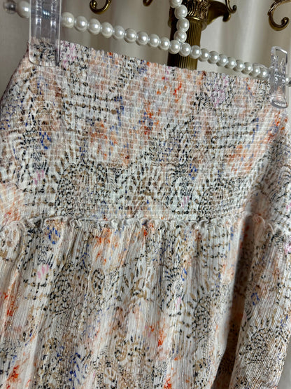 Rok LaLa Berlin print beige - Maat L