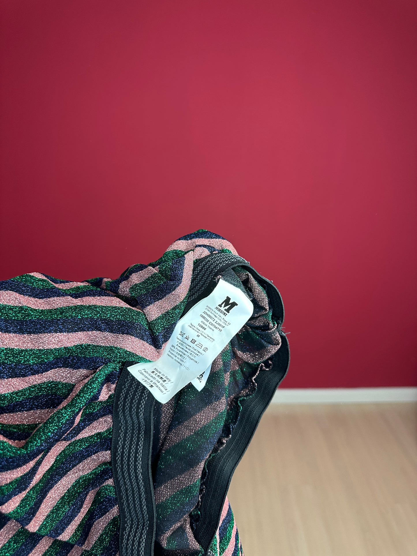 Rok Missoni Glitter Lurex Multicolor – Maat M