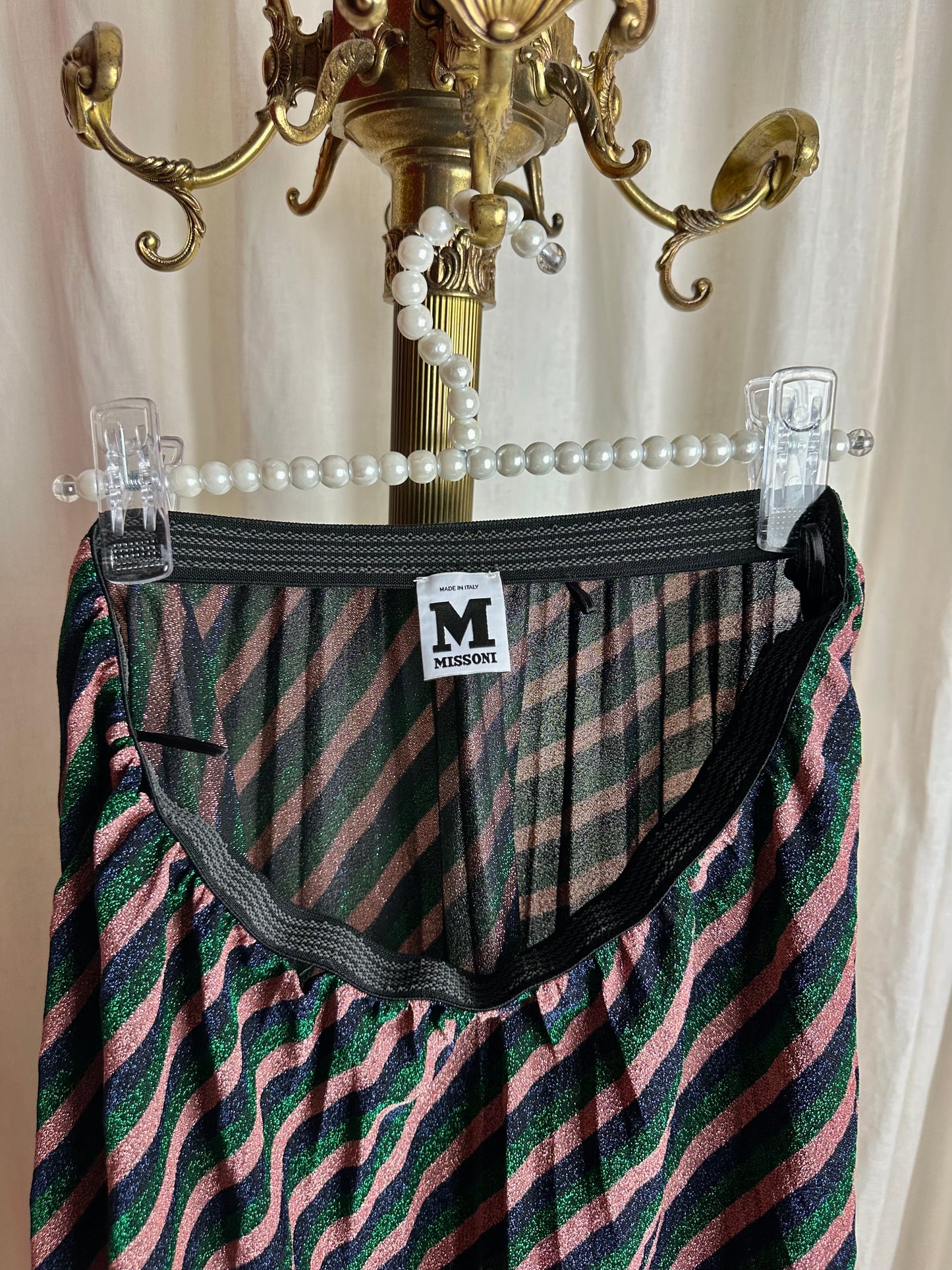 Rok Missoni Glitter Lurex Multicolor – Maat M