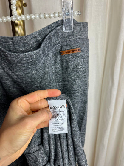 Rok Moscow maxi grijs - Maat L