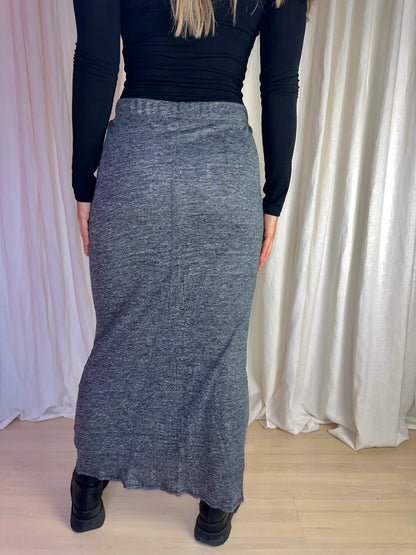 Rok Moscow maxi grijs - Maat L