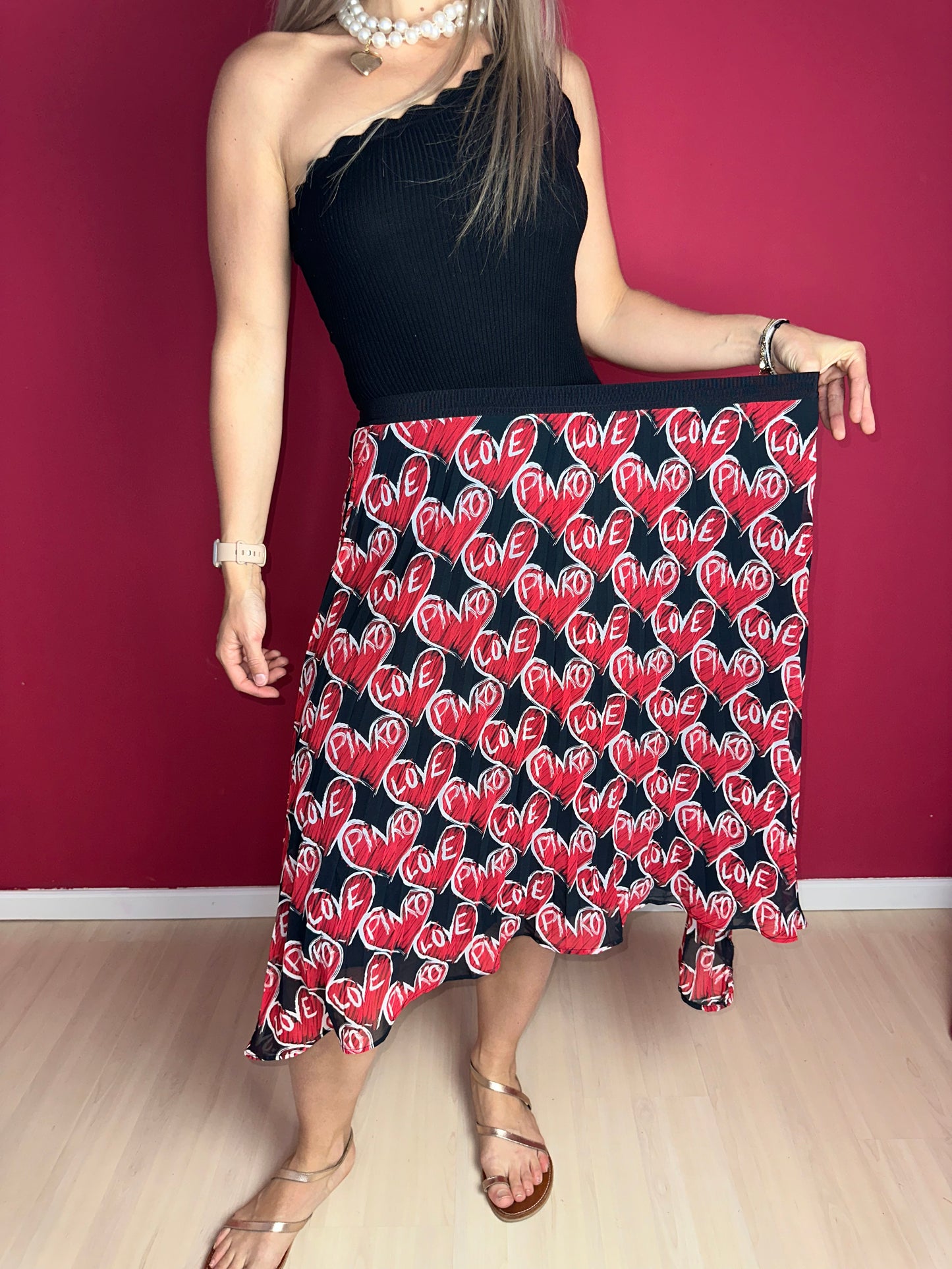 Rok PINKO Vivienne LOVE – Maat 40