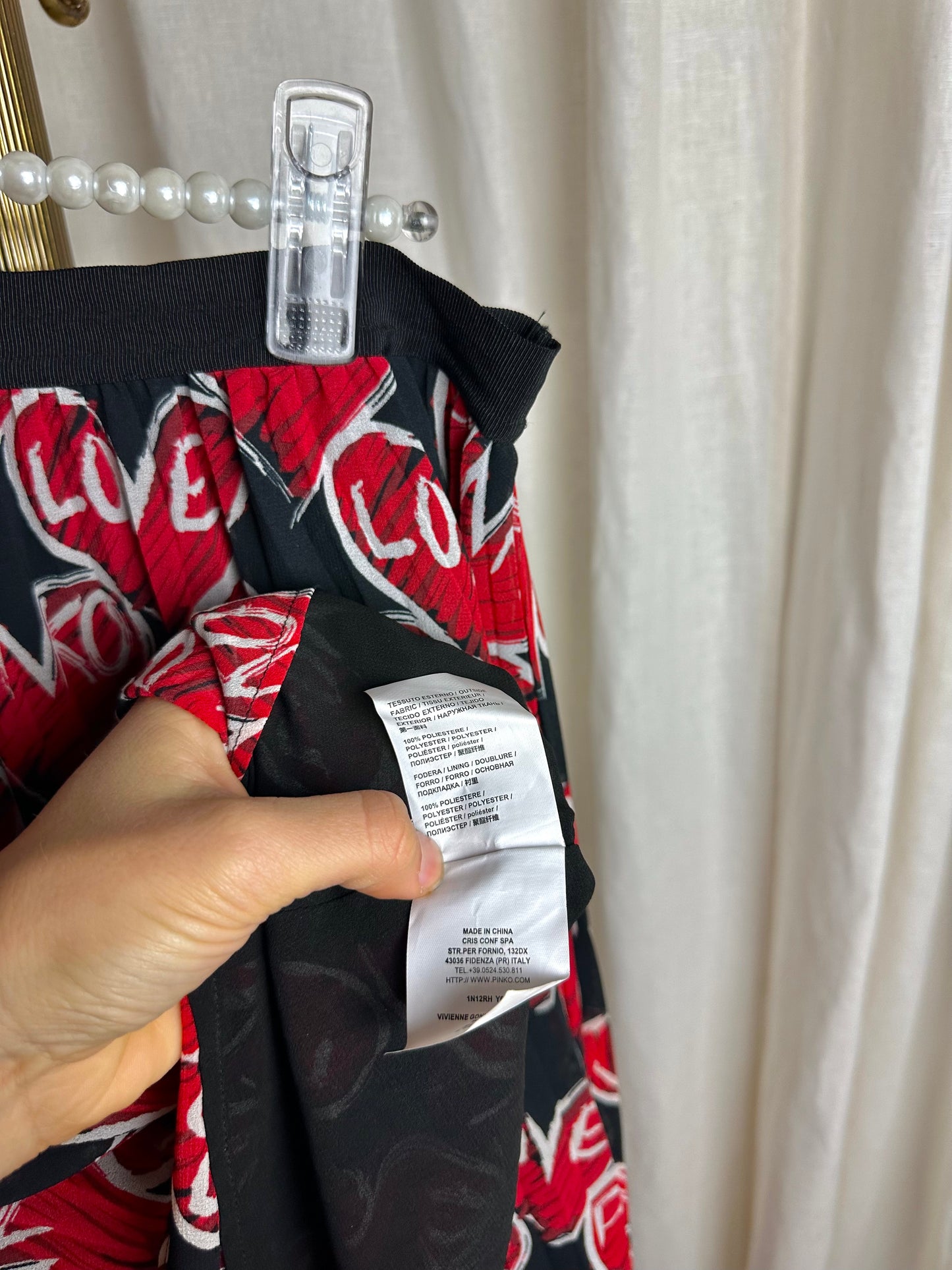Rok PINKO Vivienne LOVE – Maat 40