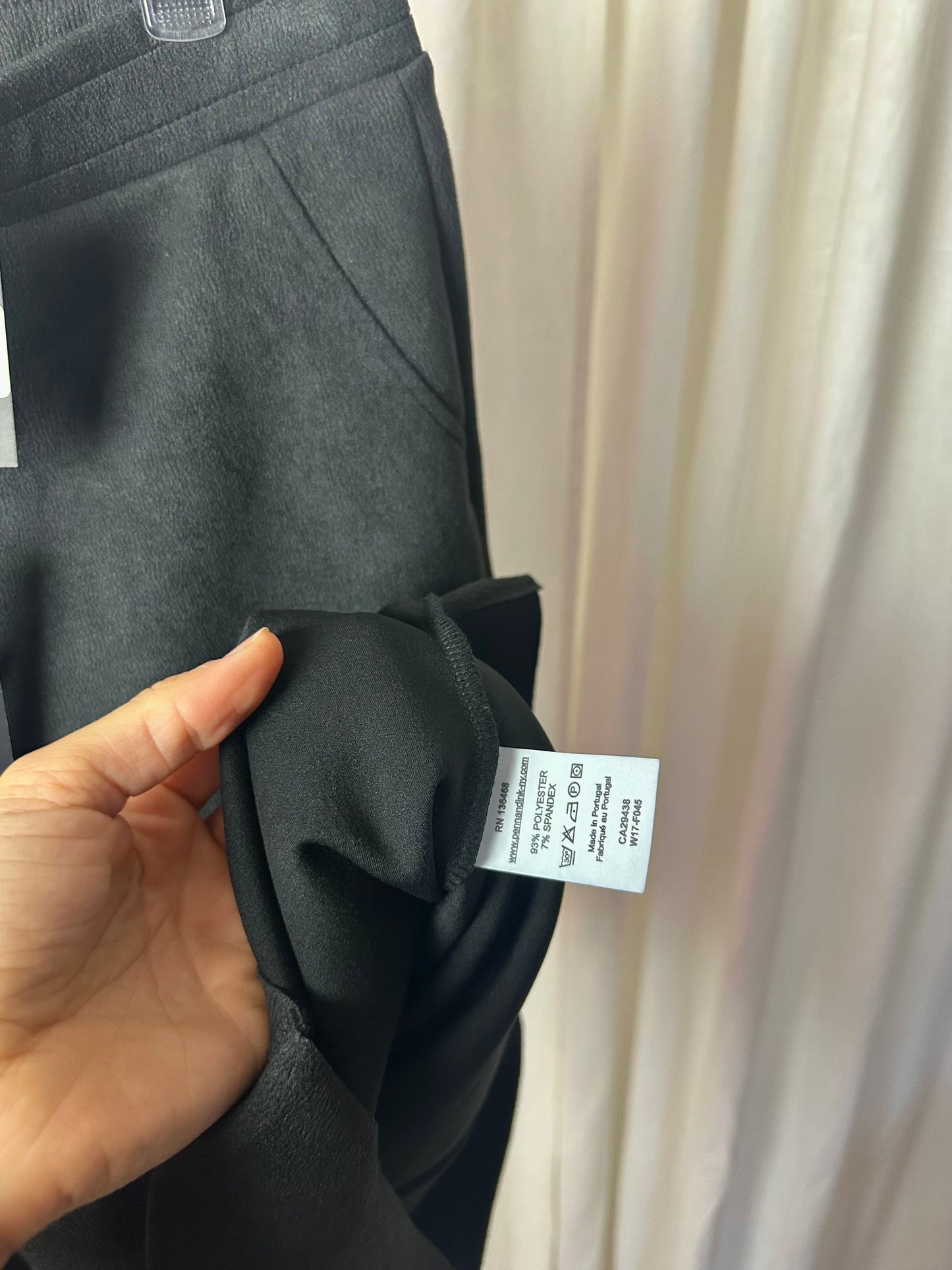 Rok Penn&Ink casual basic stretch grijs maat S