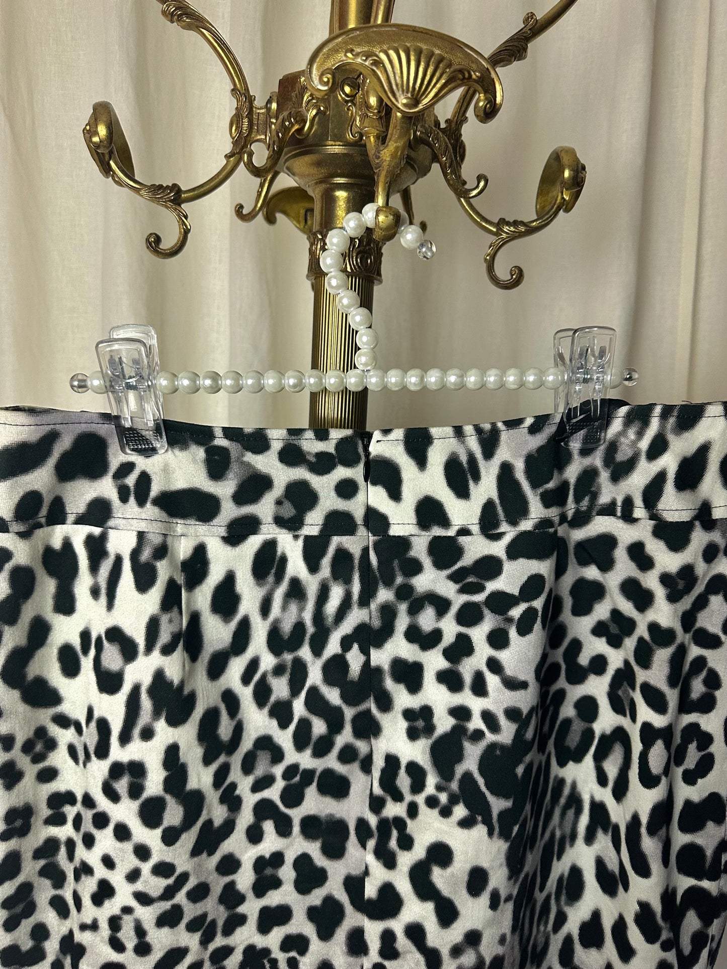 Rok Rozes of Avalon rok panterprint grijs maat S