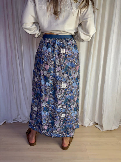 Rok Zadig&Voltaire print blauw - Maat 42