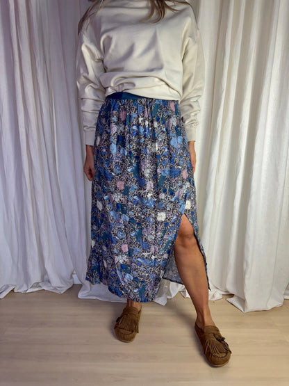 Rok Zadig&Voltaire print blauw - Maat 42