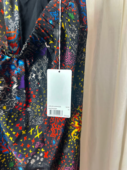 Rok Zadig&Voltaire zijde print kant zwart maat M