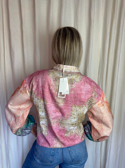 Set (Blouse+Short) Mochy print multi-colour maat S/M