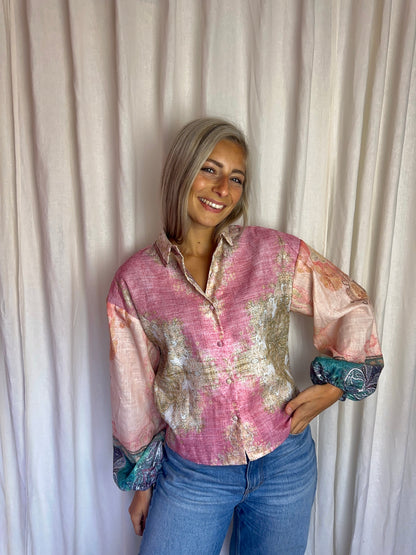 Set (Blouse+Short) Mochy print multi-colour maat S/M