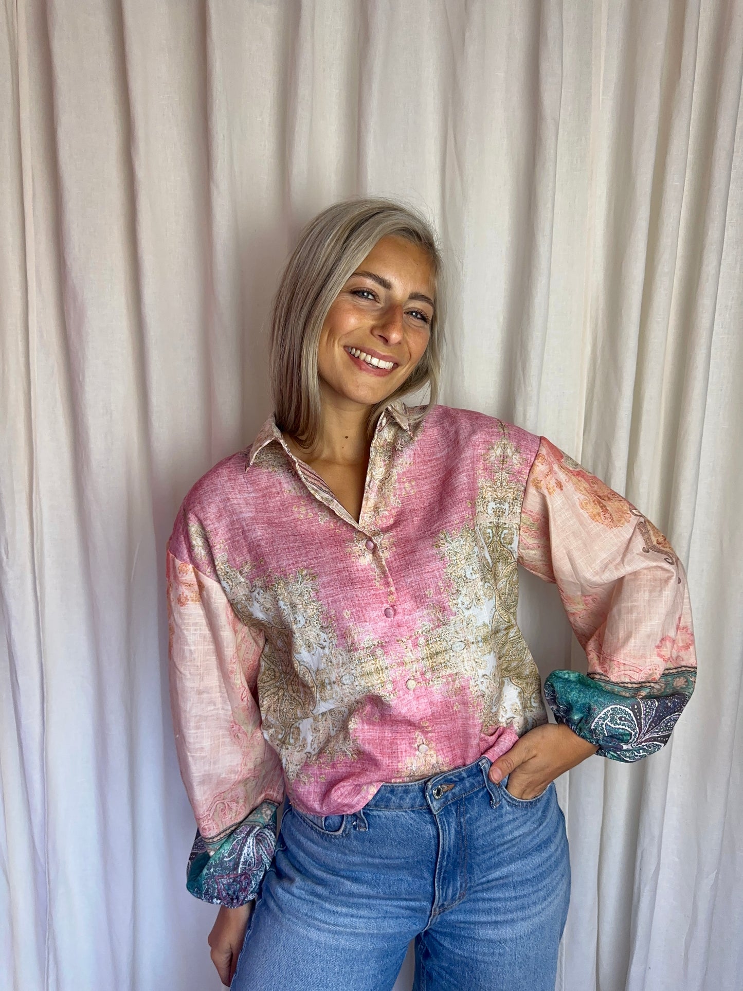 Set (Blouse+Short) Mochy print multi-colour maat S/M