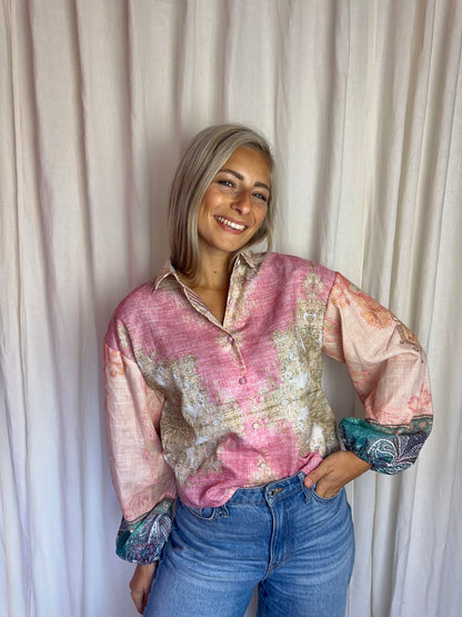 Set (Blouse+Short) Mochy print multi-colour maat S/M
