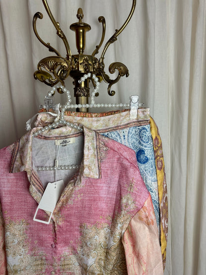Set (Blouse+Short) Mochy print multi-colour maat S/M