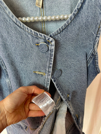 Set (Top+Jeans) H&M denim maat 36