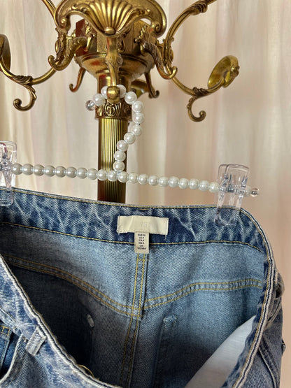 Set (Top+Jeans) H&M denim maat 36