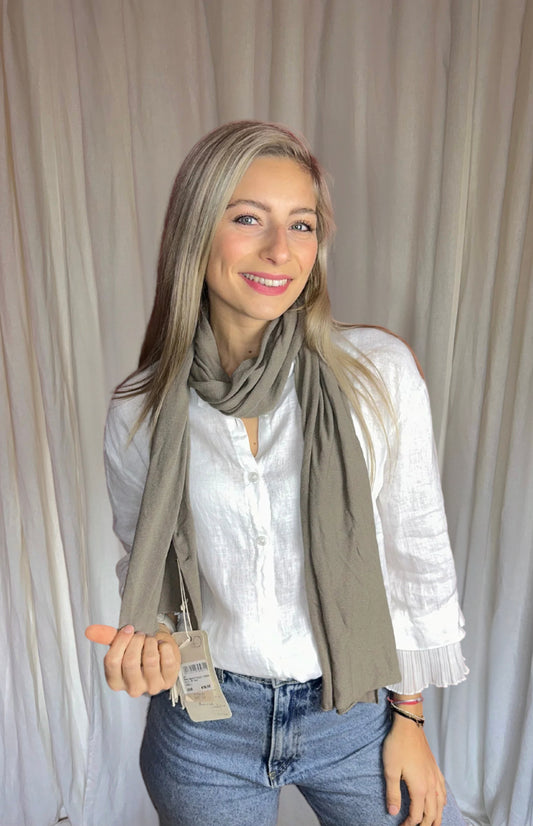 Sjaal MadeByMum taupe